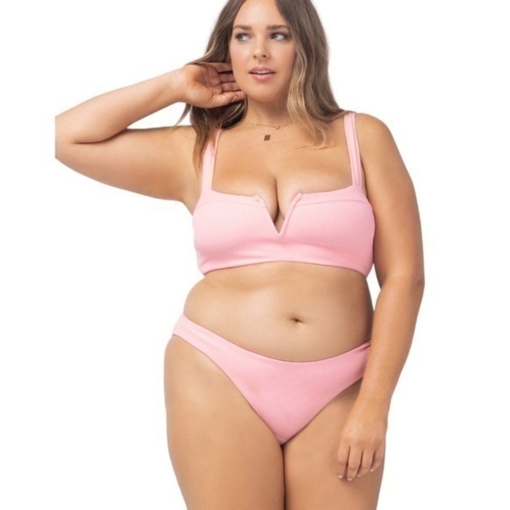 L*Space Lee Lee Top Sandy Pink Style RHLLT19 Size XL NWT